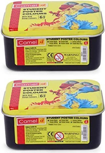 Camlin student poster colours 6 shades
