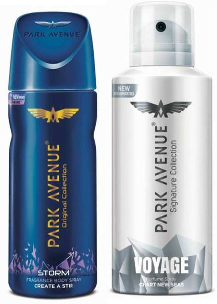 PARK AVENUE One Storm, One Voyage Signature Deodorant Combo for M