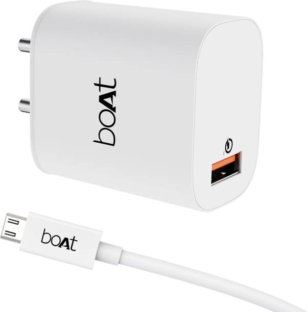 boAt 18 W Quick Charge 3 A Mobile Charger with Detachable Cable