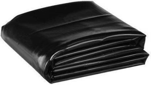 Mipatex Tarpaulin Sheet Waterproof Heavy Duty 15ft x 15ft,150 GSM Plastic Cover (Black) Tent - For Multipurpose Plastic Cover for Truck, Roof, Rain, Outdoor or Sun, Poly Tarp with Aluminium Eyelets every 3 feet