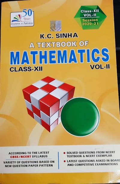 A textbook of mathematics 12 Volume 2