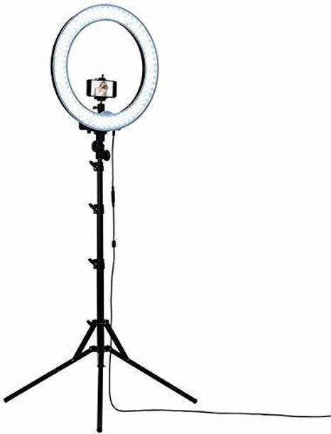 Wrapo 26cm Selfie Ring Light, 3 Lights Color USB Adjustable LED Ring Light with Tripod Stand & Cell Phone Holder for YouTube Video and Live Strieaming Flash
