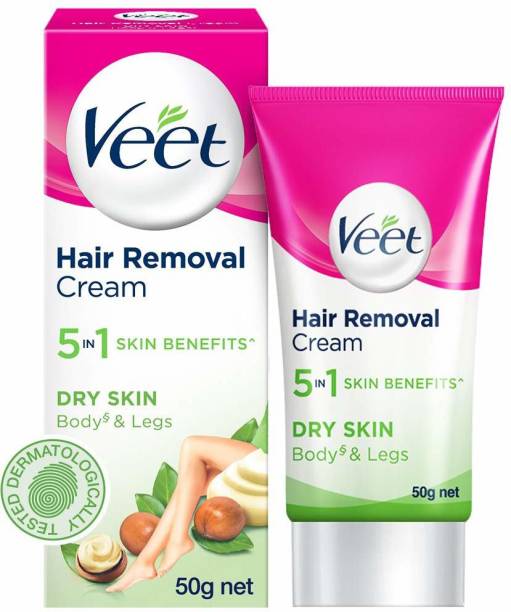 Veet Silk & Fresh Hair Removal Cream, Dry Skin - 50 g Cream