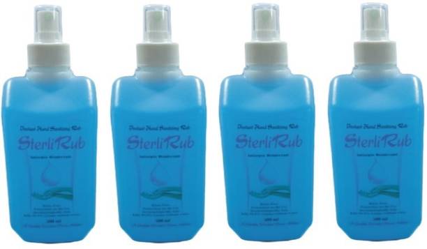 Adidev Instant Hand sanitizer Rub 1500ml (Pack Of -3) Sanitizer Spray Pump + Refill