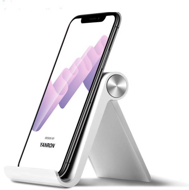 Flipkart SmartBuy SLICK Multi Angle Mobile Stand. Phone Holder. Portable,Foldable Cell Phone Stand.Perfect for Bed,Office, Home,Gift and Desktop (White) Mobile Holder