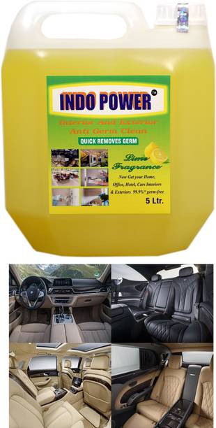 INDOPOWER F030- Disinfectant ANTI GERM CLEAN (QUICK REMOVES GERM) Lemon 5ltr.