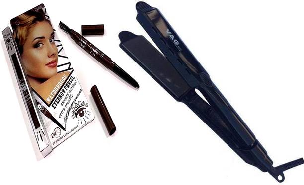 JGJ V&G Professional Hair Straighteners with 1 EYEBROW PENCIL VG-08226 straightner Hair Straightener