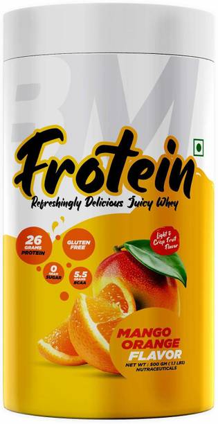 BIGMUSCLES NUTRITION Frotein [15 Servings], Refreshing Flavored 26g Hydrolysed Isolate Whey Protein