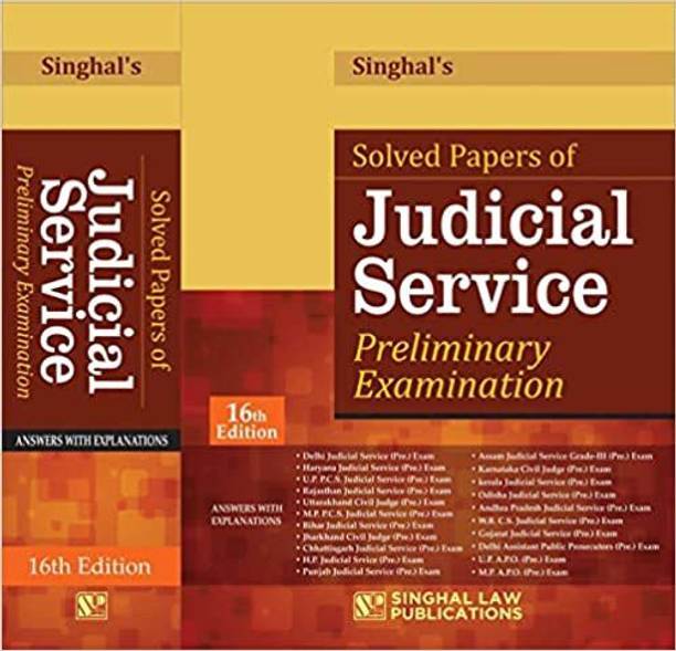 Singhal's--Solved Papers Of Judicial Service Preliminary Examination