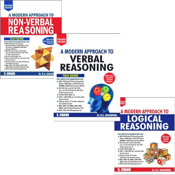 Modern Approach To Non Verbal Reasoning A Modern Approach To Verbal Reasoning A Modern Approach To Logical Reasoning ( BUY FROM TRUEMAN BOOKS AND GET FREE INDIA GK )