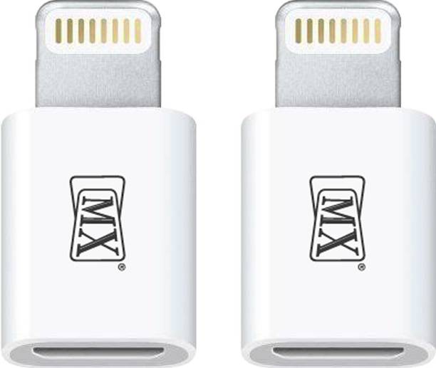 MX Lightning Cable 0 m 2Pcs of Micro USB To Lightning 8 Pin Data Charger Adapter Converter Connector
