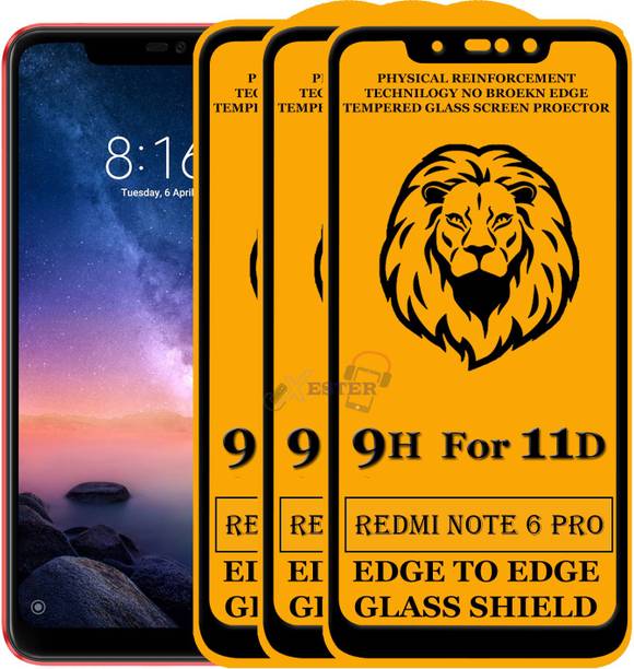 Xester Edge To Edge Tempered Glass for Mi Redmi Note 6 Pro