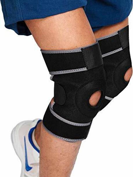 GymWar Adjustable Knee Cap Support Brace for Sports, Gym, Running, Arthritis Knee Support