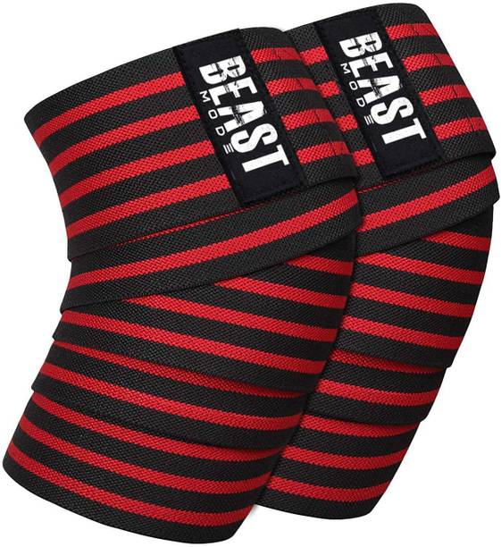 STEIGEN FITNESS Knee Wraps for Weightlifting, Gym Workout, Knee Straps for Heavy Squats Knee Support