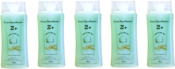 Adidev Instant Hand sanitizer (Z+) 500ml (Pack Of -5) Hand Sanitizer Bottle