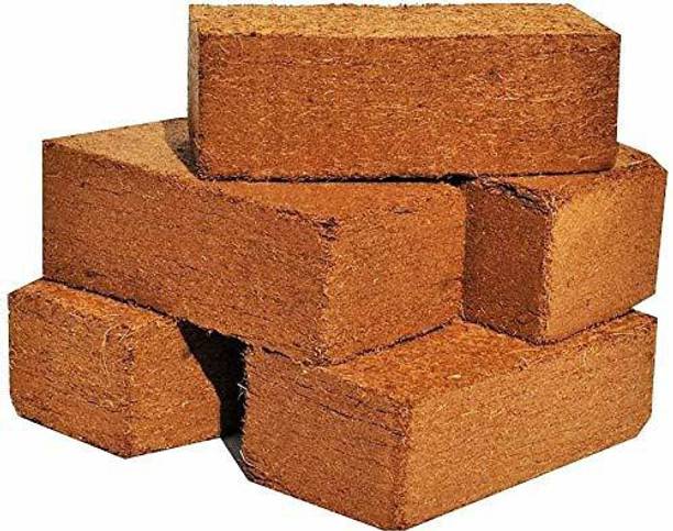 Dream mall Cocopeat 5kg Block for Plants – Expands up to 70-75 litres of Cocopeat Soil – Cocopeat Brick for Gardening is 100% Chemical Free (1) Fertilizer