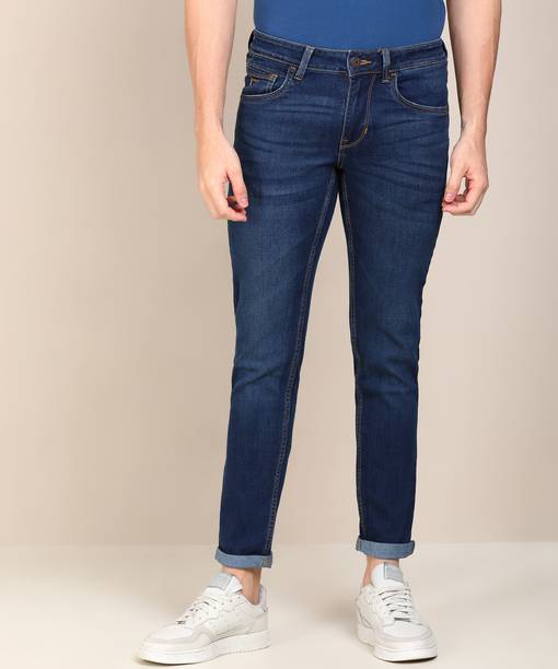 FLYING MACHINE Men Skinny Low Rise Blue Jeans