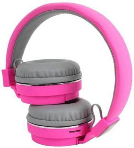 Worricow Foldable Wireless Sh12 Headphone with Mic and SD Card Slot Bluetooth