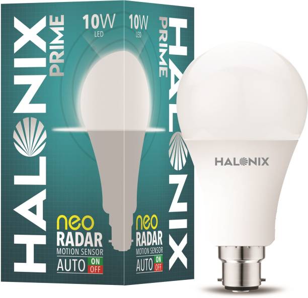 Halonix 10W Round B22 Neo Radar Motion Sensor bulb Pack of 1