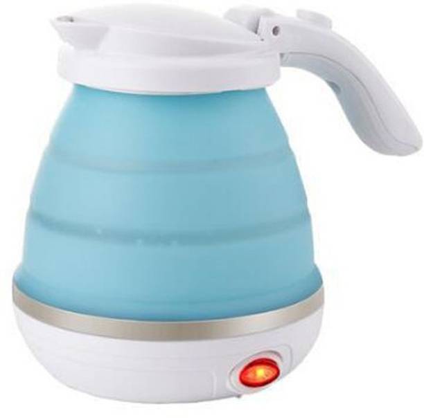 SEASPIRIT Silicone Collapsible Travel, Foldable Lightweight Electric Tea Kettle Electric Kettle