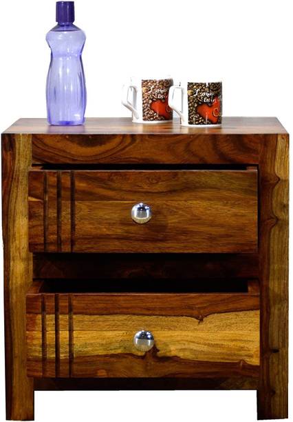 Wood Master Sre Wood Master Sre Side table Side table for bedroom Side table for living room furniture side table bed Side table with drawer side table for bedroom with drawer Solid Wood Side Table (Finish Color - Natural Teak Brown, Pre-assembled) Solid Wood Side Table