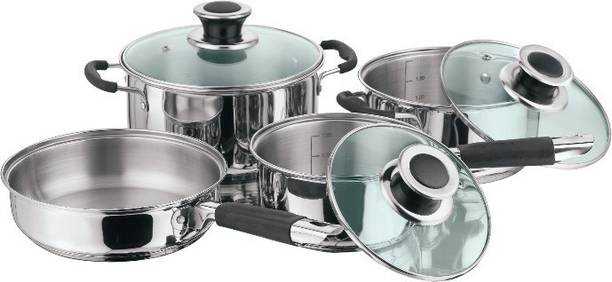 VINOD 4 Pc Masterchef इंडक्शन बॉटम कुकवेयर सेट
