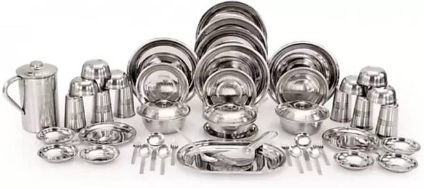 KIARAA Pack of 51 Stainless Steel Dinner Set