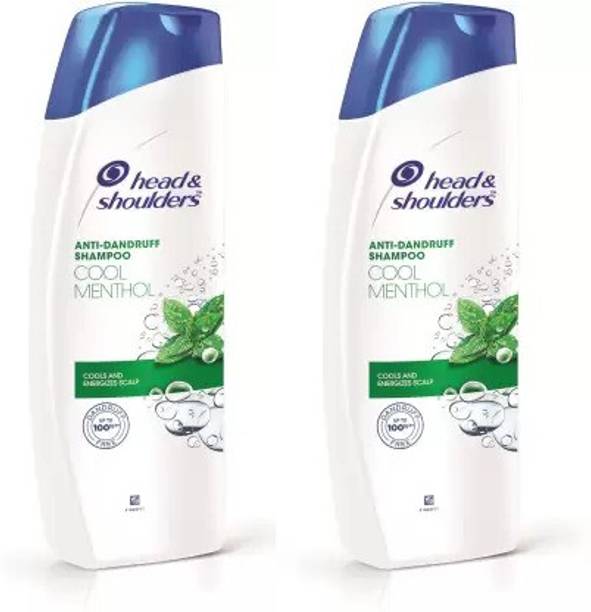 HEAD & SHOULDERS cool menthol shampoo pack of 2