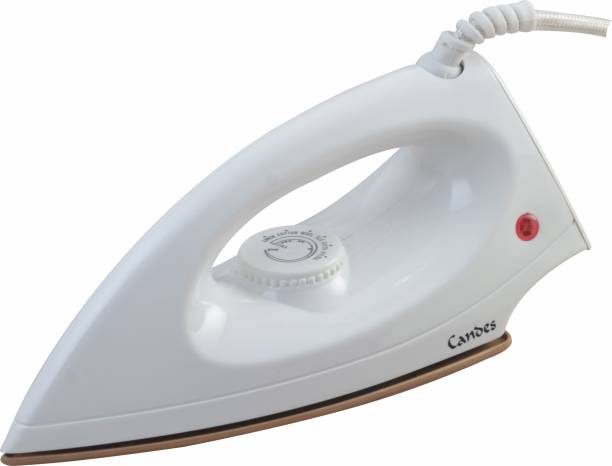 Candes E-107 Light Weight Electric Non Stick Coated Sole Plate 1000 W Dry Iron