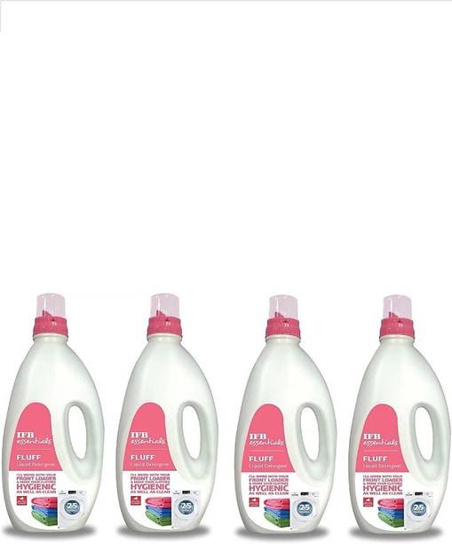 IFB FLUFF LIQUID DETERGENT PACK OF 4 Multi-Fragrance Liquid Detergent