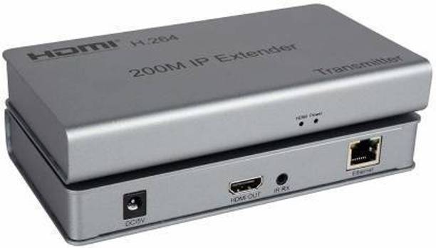 ULTRABYTES 656ft/200m HDMI Extender Over Ethernet TCP/IP/CAT5e/CAT6/7 Ethernet LAN Switch Media Streaming Device