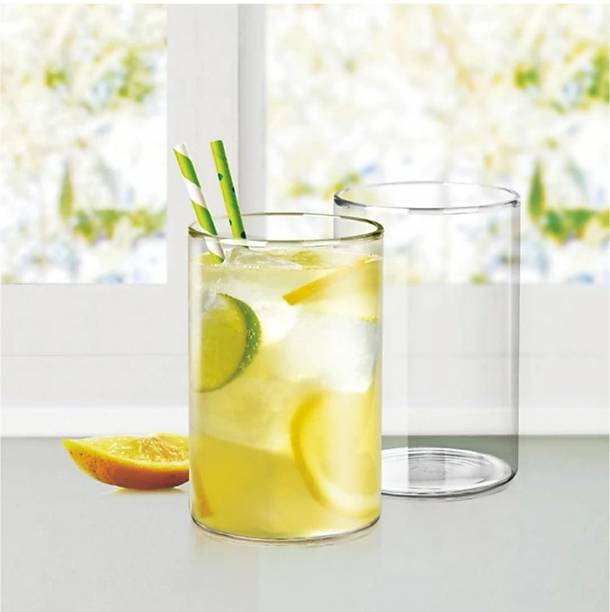 BOROSIL (Pack of 6) ( Ardh Sainik Foundation ) Vision Glass Medium - 295ml set of 6 Glass Set Water/Juice Glass