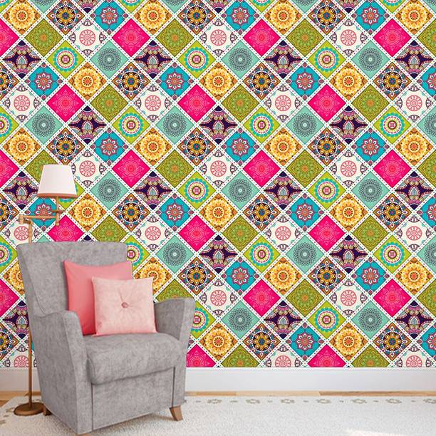DECOR Production 228 cm x 40 cm Waterproof Decorative Vinyl Wallpaper