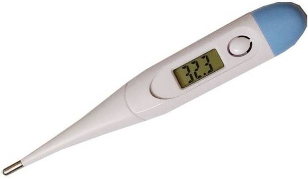 Shop & Shoppee SnS-Thermomete01 Digital Medical Thermometer Quick 40 Second Reading for Oral, Rectal, Armpit Underarm, Body Temperature Clinical Professional Detecting Fever in Baby, Infant, Kids, Children and Adults Thermometer with Automatic Alarm and Memory Function Thermometer