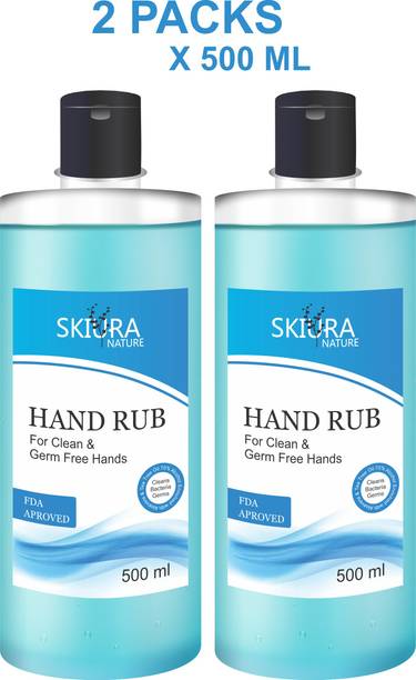 Skiura  (Pack Of 2) Hand Rub Bottle