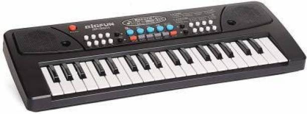 BITTU Musical keypoard piano -01 Piano Keyboard Toy 37 Key with Dc Power Option, Recording and Mic for Kids Analog Arranger Keyboard