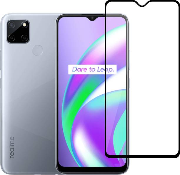 MobileBukket Edge To Edge Tempered Glass for Realme C12