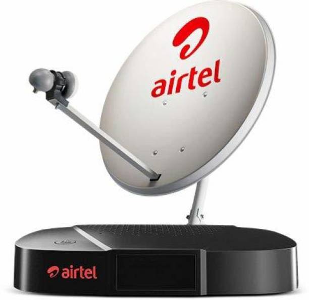 Airtel Digital TV HD Set top Box - Unlimited Entertainment + Free Unlimited Media Playback Feature + Free Standard Installation