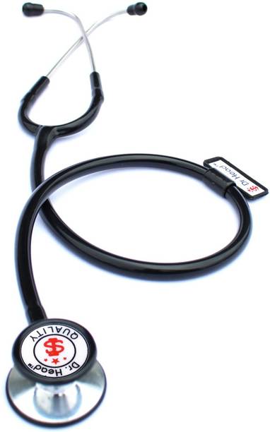 Dr. Head Super Dual Head Stethoscope For Doctors And Medical Student Black Acoustic Stethoscope Stethoscope Cardiology Stethoscope