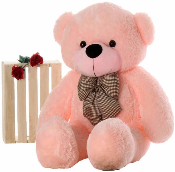 Hug 'n' Feel Soft Toys Long Soft Lovable Huggable Cute Giant Life Size Toy Figur 6 FEET Pink  - 180 cm
