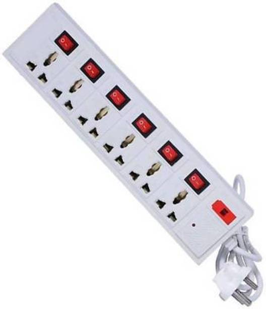 kunal SOCKET PROTECTOR 6  Socket Extension Boards