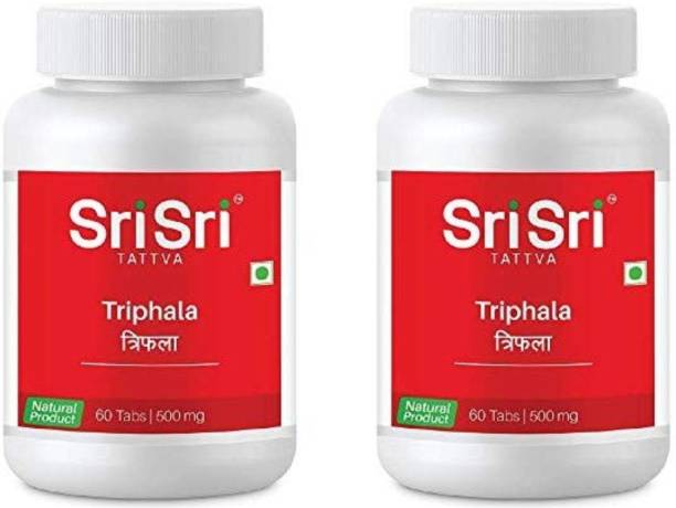 Sri Sri Tattva Triphala 500Mg Tablet - 60 Count (Pack of 2)