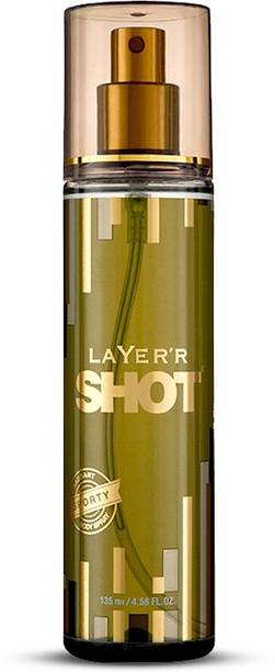 LAYER'R SHOT GOLD SPORTY 135ml Body Spray  -  For Men