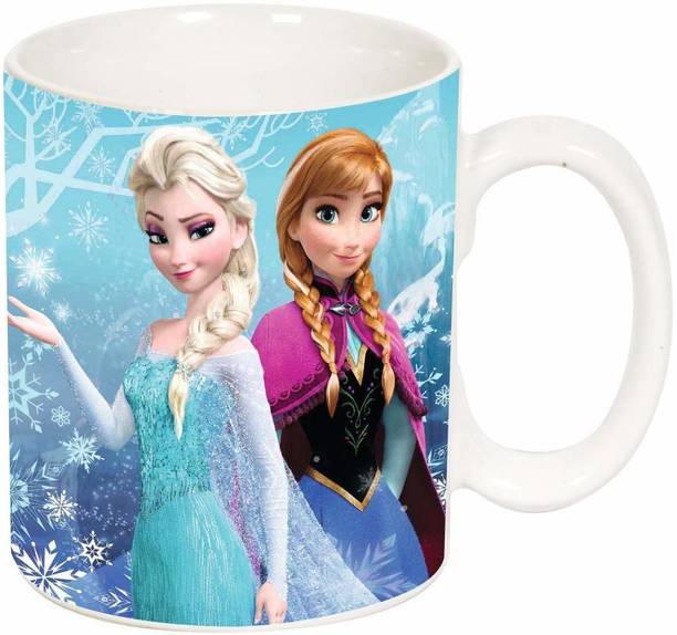 PASHUPATASTRA Frozen Sisters Elsa And Anna Beautiful Gift For Kids , Sister , Friend Cartoon, Birthday Wish, Gift With Glossy Finish with Vibrant Print सिरेमिक मग