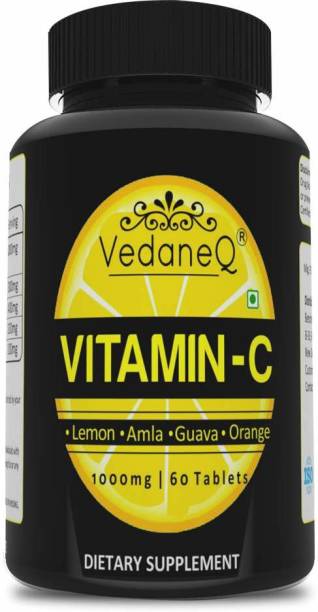 VedaneQ Vitamin C 1000mg Tablet for Glowing Skin Weight Loss Antioxidant Boost Immunity