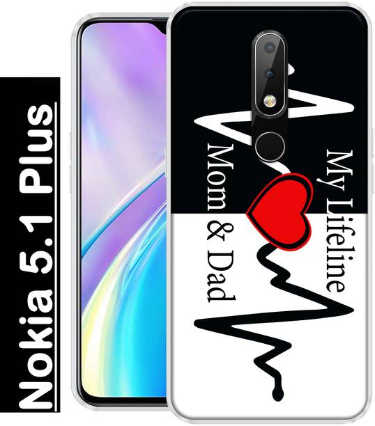 INDIALAND Back Cover for Nokia 5.1 Plus