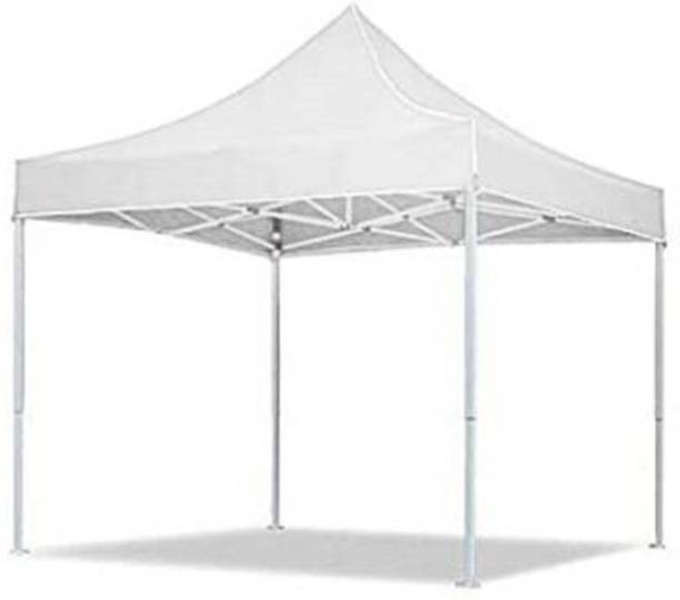 seven star decor Canopy Waterproof Foldable Tent | Party & Advertisement Canopy Tent|White-17 Kg Fabric Gazebo