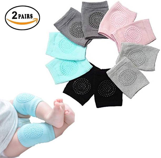 PVA Baby Crawling Anti-Slip Knee Pads Unisex Baby Multicolor Baby Knee Pads