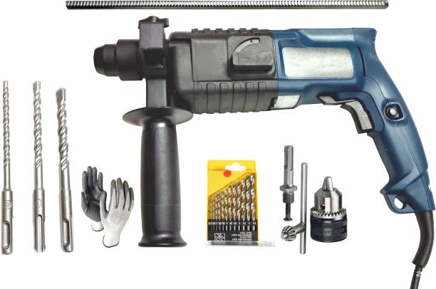 ISC High Performance Revers Forward Switch 20mm Rotary Hammer Drill Machine With Attachments Pistol Grip Drill