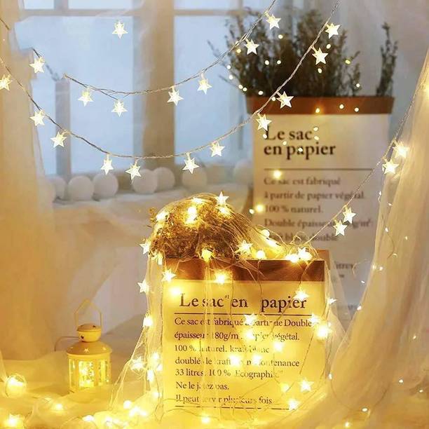 A one creations 16 LEDs 7.98 m White Steady Strip Rice Lights